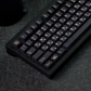 Dark Horse 104+37 PBT Dye-subbed Keycaps Set for Cherry MX Mechanical Gaming Keyboard Black